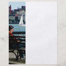 Entspannung durch die Manhattan-Skyline Flyerdruck