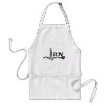 Entwurf der Krankenschwester-"RN" der Geschenk-QRS Schürze