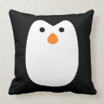 entzückend niedliches Penguingesicht Zierkissen
