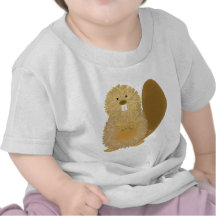 Entzückende Tierzeichnungen: Biber Shirt