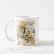 Entzückendes Kaninchen und Geflügel Tee Haferl