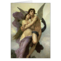 Entzückung durch Bouguereau, Vintage viktorianisch Karten
