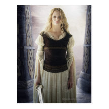 Eowyn mit Klinge Postkarte