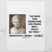 Er, der seine Furcht überwunden hat, ist wirklich  Flyerdruck