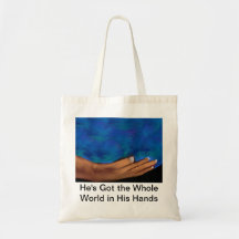 Er hat die ganze Welt in seiner Handtasche
