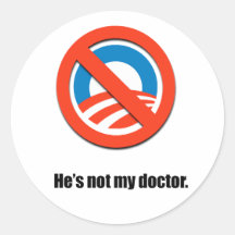 Er ist nicht mein Doktor Runde Sticker