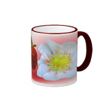 ErdbeerBlume ~ Becher Kaffee Tasse