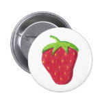 Erdbeere Anstecknadelbutton