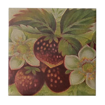 Erdbeeren Fliese