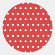 erdbeeren punkte rot (mehrere Produkte ausgewählt) Runder Aufkleber