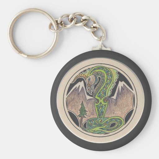 Erddrache Keychain Schlüsselband