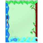 Erdelement-Ökologie-trockenes Löschen-Brett Memo Boards