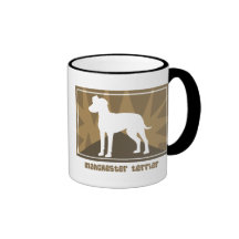 Erdiges Manchester Terrier Kaffee Tasse