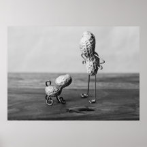 Erdnuss-Mann und Hund Plakat