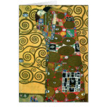 Erfüllung (die Umarmung) durch Gustav Klimt Karte