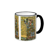 Erfüllung (die Umarmung) durch Gustav Klimt Teetasse