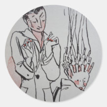 Erhalten gerade gebraten! sticker