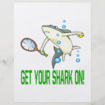 Erhalten Sie Ihren Haifisch an Bedruckte Flyer
