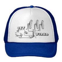 Erhalten Sie verdrahteten E-Gitarren-Hut Baseball Mütze