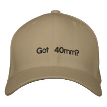 Erhaltene 40mm? baseballmütze