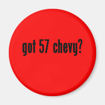 erhaltene 57 chevy? kühlschrankmagnet