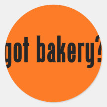 erhaltene Bäckerei? Runde Aufkleber