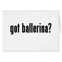 erhaltene Ballerina? Grußkarten