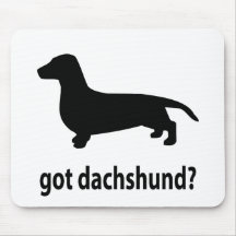 Erhaltene Dackel Mousepad
