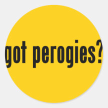 erhaltene perogies? runde sticker