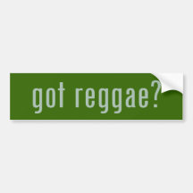erhaltene Reggae? Autoaufkleber