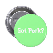 Erhaltene Schweinefleisch-Geschenke Button