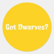Erhaltene Zwerge Geschenke Sticker