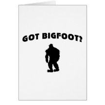 Erhaltener Bigfoot? Grußkarte
