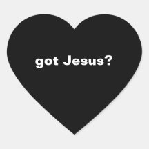 Erhaltener Jesus-Herz-Aufkleber