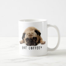 Erhaltener Kaffee? Mopsbecher Tasse