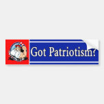 Erhaltener Patriotismus? Autoaufkleber