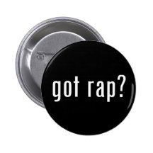 erhaltener Rap? Anstecknadelbutton