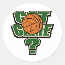 Erhaltener Spiel-Basketball Sticker