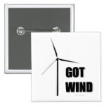 Erhaltener Wind - Knopf Buttons