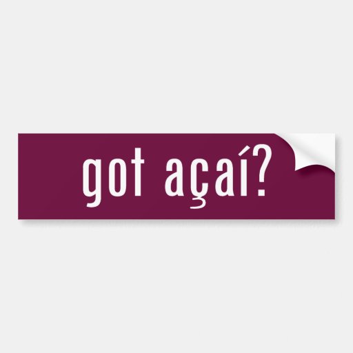 erhaltenes acai? autosticker
