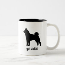 Erhaltenes Akita Kaffeetasse