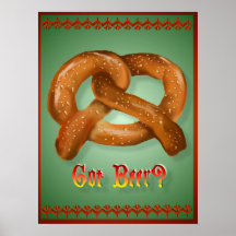 Erhaltenes Bier-Plakat