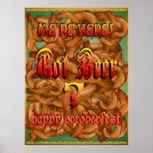 Erhaltenes Bier-Plakat