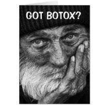 ERHALTENES BOTOX? Gruß-Karte