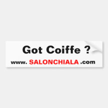 Erhaltenes Coiffe? , WWW.     , SALONCHIALA, .com Auto Sticker