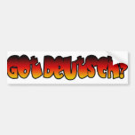 Erhaltenes Deutsch? Auto Sticker