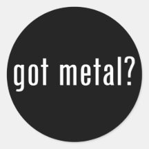 erhaltenes Metall? Runde Aufkleber