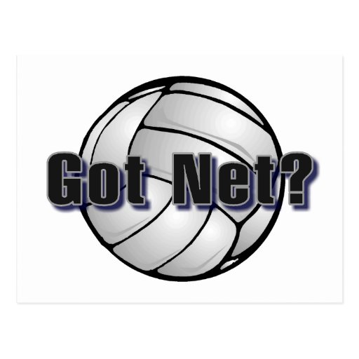 Erhaltenes Netz? Volleyball Postkarten