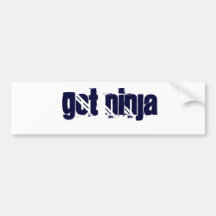 ERHALTENES NINJA AUTO STICKER