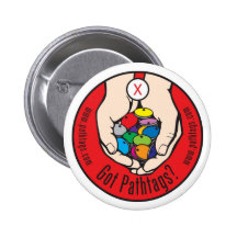 Erhaltenes Pathtags? Knopf Anstecknadelbuttons